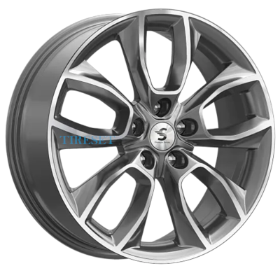 Premium Series 7x18/5x114,3 ET38 D67,1 КР001 (Outlander) Diamond Gloss Graphite