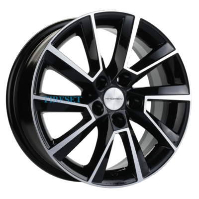 Khomen Wheels 6x15/5x100 ET37 D54,1 KHW1507 (15) Black-FP