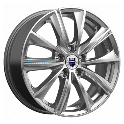 KиK 7x17/5x108 ET50 D63,35 Арнар (КС896) Дарк платинум