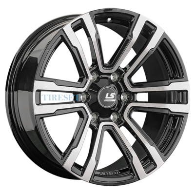 LS Forged 8x19/6x139,7 ET25 D106,1 LS FG11 BKF (конус, C570)