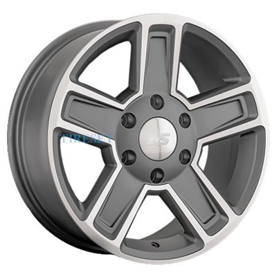 LS 8x17/6x139,7 ET38 D100,1 1296 MGMF (конус, Колпак+лого)