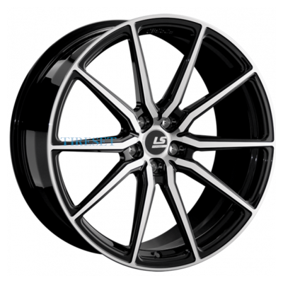 LS Forged 9,5x21/5x112 ET36 D66,6 LS FG01 BKF (конус, C570)