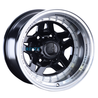LS 10x16/5x139,7 ET-44 D108,1 878 BKL (конус, Колпак+лого)