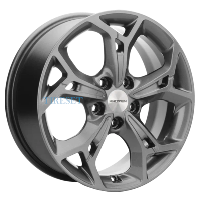 Khomen Wheels 7x17/5x114,3 ET45 D60,1 KHW1702 (Changan/Geely/Lexus/Toyota) Gray