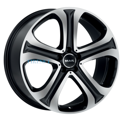 MAK 9,5x20/5x112 ET55 D66,6 Spitze Black mirror