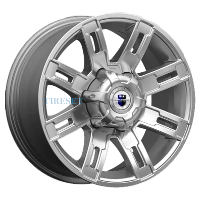 Диски KиK 7,5x16/6x139,7 ET5 D111,6 Полюс (КС609M) Дарк платинум на tireset.ru