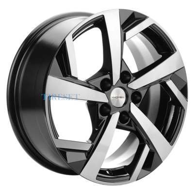 Khomen Wheels 7x17/5x114,3 ET48 D67,1 KHW1712 (Kia K5) Black-FP