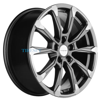 Khomen Wheels 7,5x18/5x114,3 ET35 D60,1 KHW1808 (Lexus NX) Gray-FP