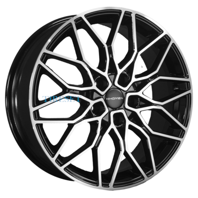 Khomen Wheels 7x18/5x110 ET45 D67,1 KHW1813 (Dongfeng 580) Black-FP