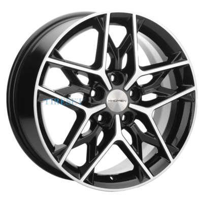 Khomen Wheels 7x17/5x114,3 ET40 D57,1 KHW1709 (Besturn X40) Black-FP