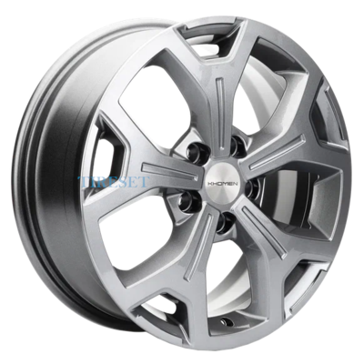 Диски Khomen Wheels 7x17/5x108 ET33 D60,1 KHW1710 (Chery tiggo 7/ 7pro) Gray на tireset.ru