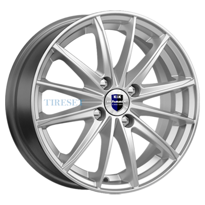 KиK 6x15/4x100 ET40 D60,1 Пойнт Бланк-оригинал (KC884) Сильвер SK