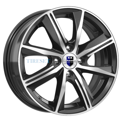 KиK 7x16/5x114,3 ET45 D67,1 Арнар (КС904) Алмаз черный