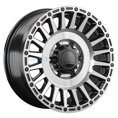 Диски LS FlowForming 8x17/6x139,7 ET36 D100,1 RC95 BKSF (конус, Колпак+лого) на tireset.ru