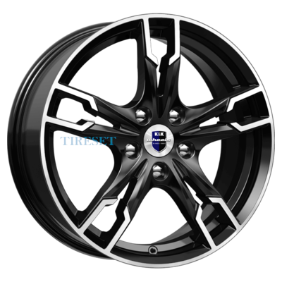 KиK 7x17/5x114,3 ET45 D66,1 Солар-оригинал (КС875) Алмаз черный SK