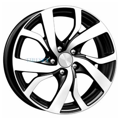 KиK 6,5x16/5x114,3 ET40 D67,1 Палермо (КС607) Алмаз черный