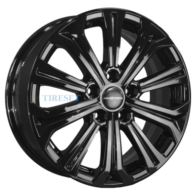 Диски Khomen Wheels 6,5x16/5x108 ET45 D60,1 KHW1610 (Chery Tiggo 3/Tiggo 3 Pro) Black на tireset.ru