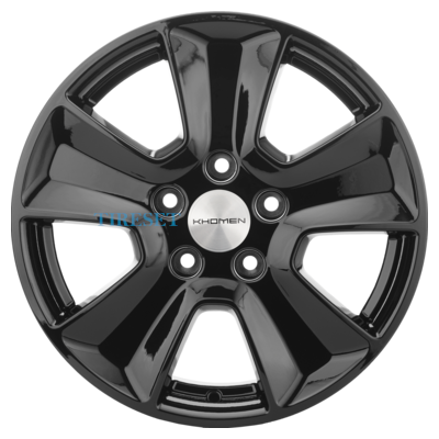 Khomen Wheels 6,5x16/5x110 ET45 D67,1 KHW1601 (DFM 580) Black