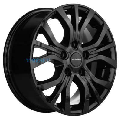Диски Khomen Wheels 6,5x16/5x120 ET51 D65,1 KHW1608 (Multivan) Black на tireset.ru