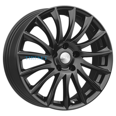 СКАД 7x18/5x114,3 ET38 D67,1 Валенсия (КЛ282) Черный бархат