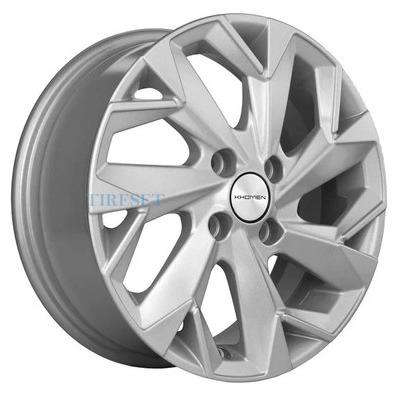 Khomen Wheels 5,5x14/4x100 ET43 D60,1 KHW1402 (Corolla/X-RAY/Logan) F-Silver