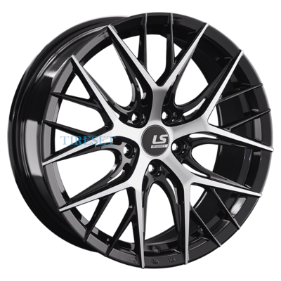 Диски LS FlowForming 8x18/5x112 ET30 D66,6 RC57 BKF (конус) на tireset.ru