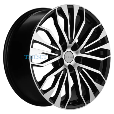 Khomen Wheels 8,5x20/5x120 ET45,5 D62,5 KHW2009 (Li 7/9) Black-FP