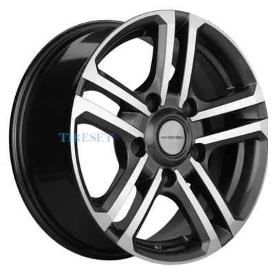 Khomen Wheels 6,5x16/5x139,7 ET40 D98,5 KHW1602 (Niva 4x4) Gray-FP