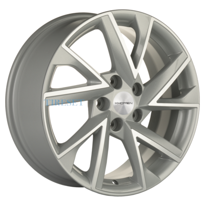 Khomen Wheels 7x17/5x108 ET50 D63,3 KHW1714 (Kuga/Focus) F-Silver-FP