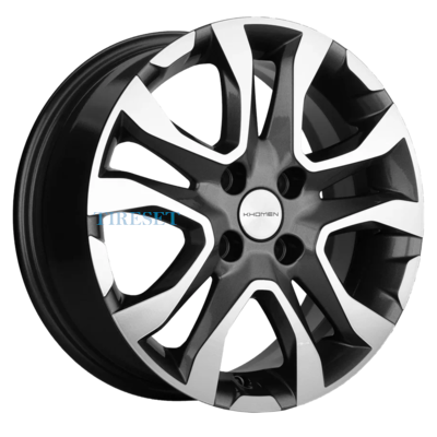 Khomen Wheels 6x15/4x100 ET46 D54,1 KHW1503 (Rio) Gray-FP