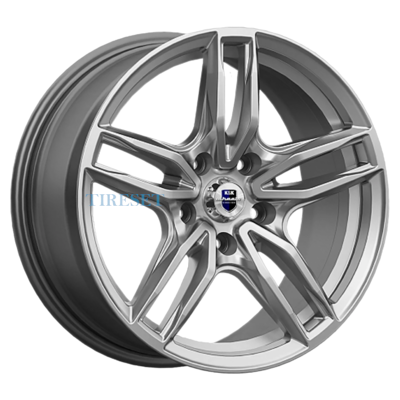 KиK 8x17/5x114,3 ET45 D67,1 Бартон (КС1110) Дарк платинум