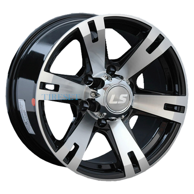 LS 8x17/6x139,7 ET25 D106,1 182 MBF (конус, Колпак+лого)