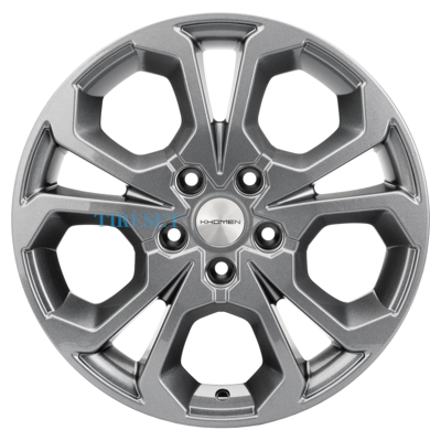 Khomen Wheels 6,5x17/5x114,3 ET50 D66,1 KHW1711 (Arkana/Kaptur) Gray