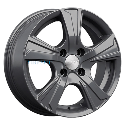 СКАД 5,5x14/4x98 ET38 D58,6 Крит (КЛ241) Графит