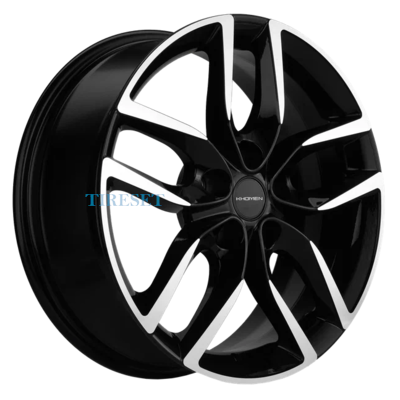 Диски Khomen Wheels 6,5x17/5x108 ET33 D60,1 KHW1708 (Chery tiggo 7pro) Black-FP на tireset.ru