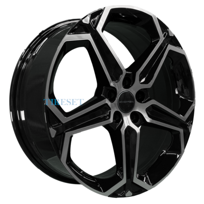 Khomen Wheels 7,5x19/5x114,3 ET45 D67,1 KHW1909 (Mazda CX-5/CX-8 / Hyundai ix35) Black-FP