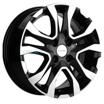 Khomen Wheels 6x15/4x98 ET36 D58,5 KHW1503 (Lada Granta) Black-FP