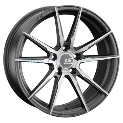 LS FlowForming 8x18/5x112 ET30 D66,6 RC35 MGMF (конус)