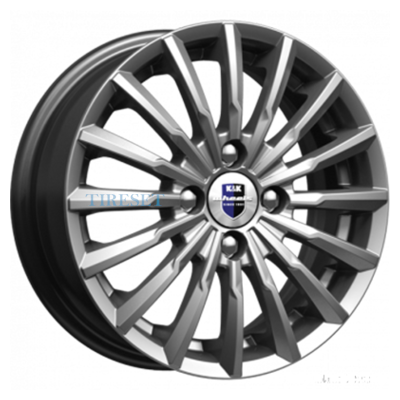 KиK 5,5x14/4x100 ET43 D60,1 Акцент-оригинал (КС641) Дарк платинум