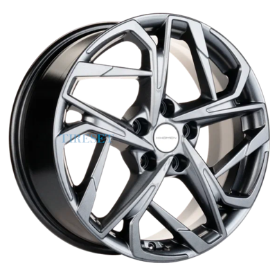 Диски Khomen Wheels 7x17/5x114,3 ET48 D56,1 KHW1716 (Forester) Gray-FP на tireset.ru