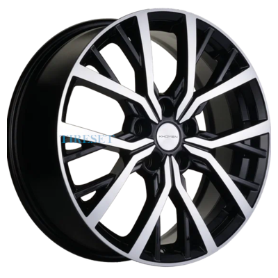 Диски Khomen Wheels 7x18/5x114,3 ET51 D67,1 KHW1806 (Tucson) Black-FP на tireset.ru