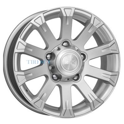 KиK 7x16/5x139,7 ET35 D108,5 Байкал (КС601) Сильвер