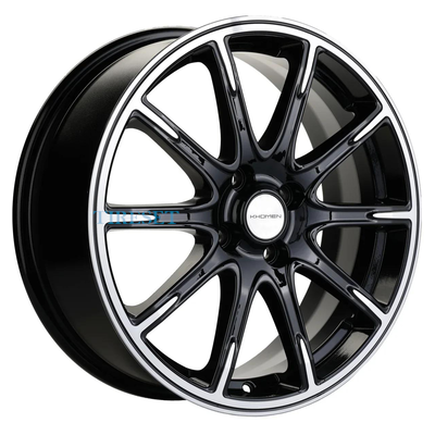 Khomen Wheels 6,5x17/4x100 ET43 D60,1 KHW1707 (Lada Vesta Cross) Black-FP