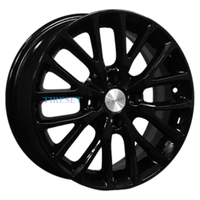 Khomen Wheels 6x15/4x98 ET36 D58,6 KHW1506 (Lada Granta) Black
