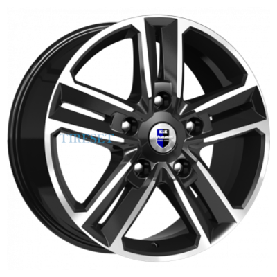 KиK 8x18/5x114,3 ET50 D66,1 Backfire (КС763) Алмаз черный
