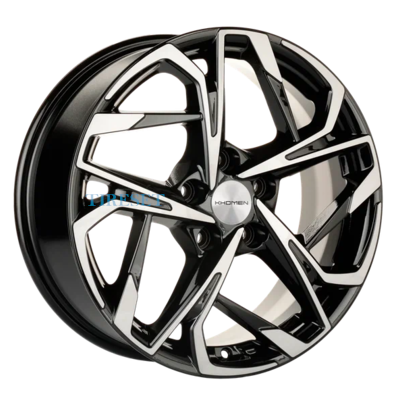 Khomen Wheels 7x17/5x114,3 ET40 D57,1 KHW1716 (Besturn X40) Black-FP