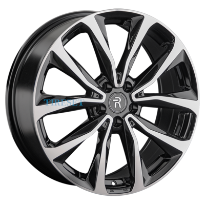 Replay 7,5x19/5x108 ET36 D65,1 CHR107 BKF (конус, C570)