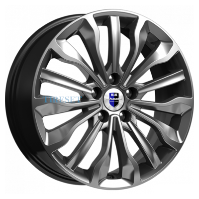 KиK 6,5x17/5x112 ET43 D66,6 Атакама (КС756) Дарк платинум