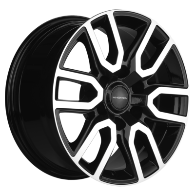 Диски Khomen Wheels 8x17/6x139,7 ET30 D106,1 KHW1723 (Fortuner/Hilux) Black-FP на tireset.ru