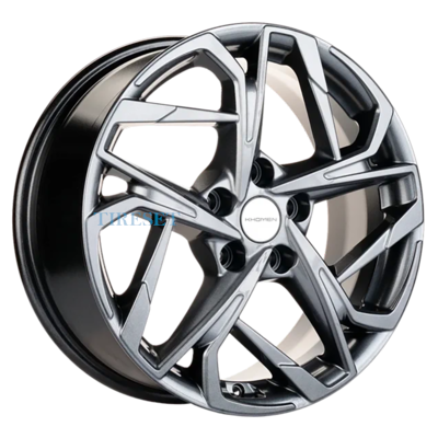 Khomen Wheels 7x17/5x114,3 ET49 D67,1 KHW1716 (Hyundai Elantra) Gray
